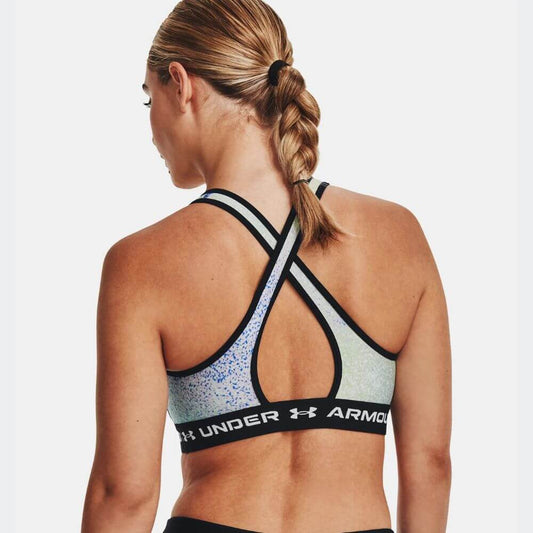 Under Armour Reggiseno Sportino - Armour® Mid Crossback Printed - 1361042