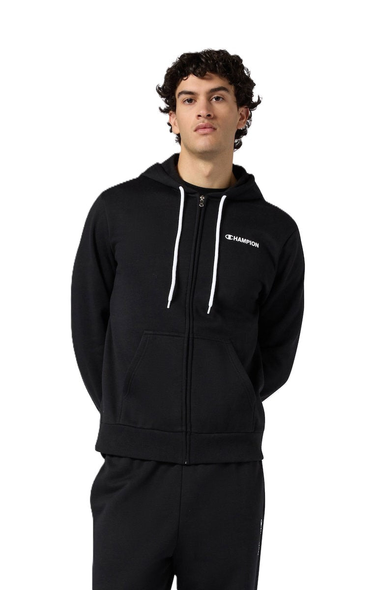 Champion Felpa Cappuccio Zip Lunga Uomo - 221648