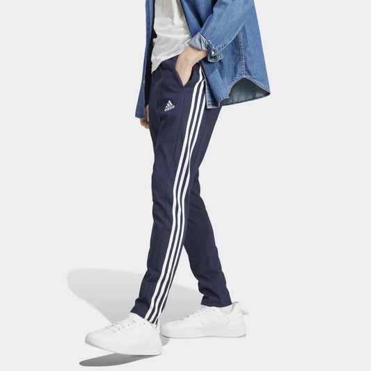 Adidas Pantaloni Jersey Uomo - Tapered Open Hem 3-Stripes - IC0045