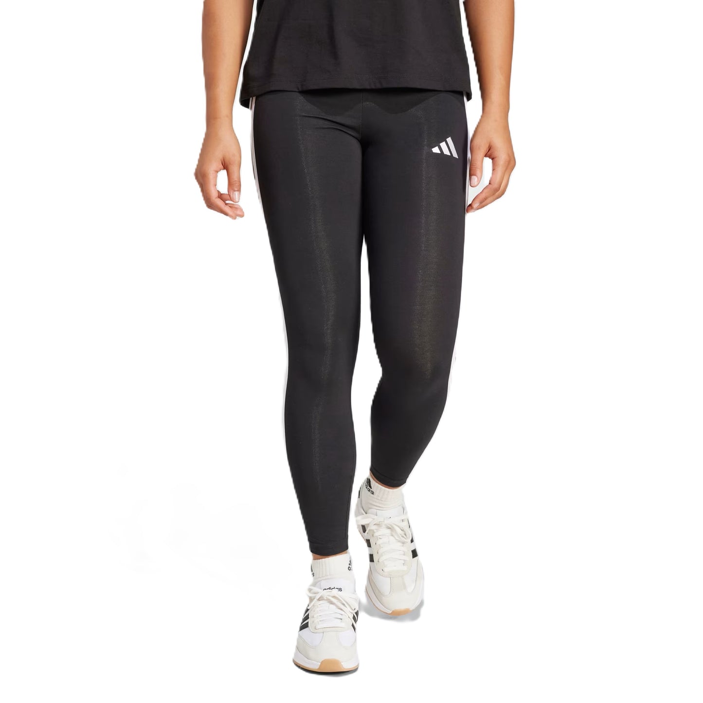 Adidas Leggings Donna Essentials 3-Stripes Cotton - JE0072
