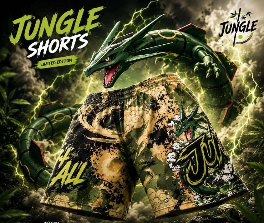 Jungle Shorts - Gotta Catch 'Em All