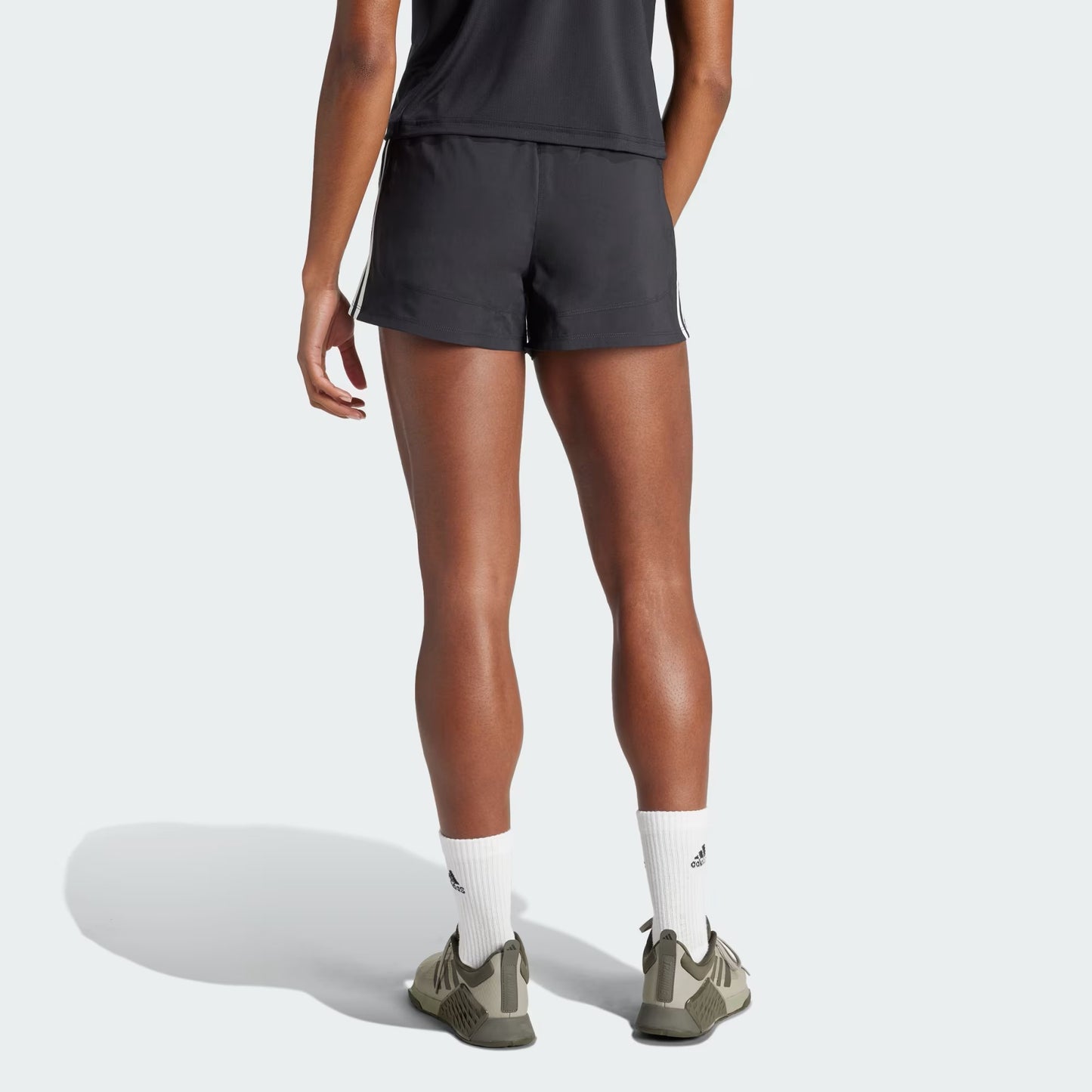 Adidas Short da allenamento Pacer 3-Stripes Woven High-Rise - IT7760