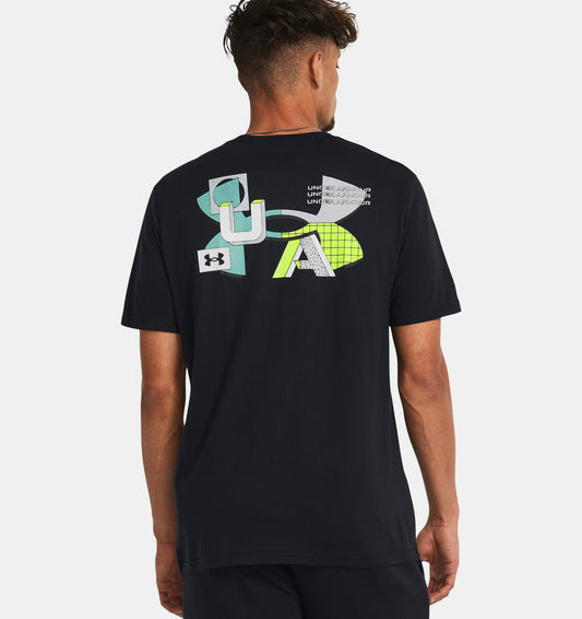 Under Armour T-Shirt mc Uomo - UA Color Block Logo Left Chest - 1382828