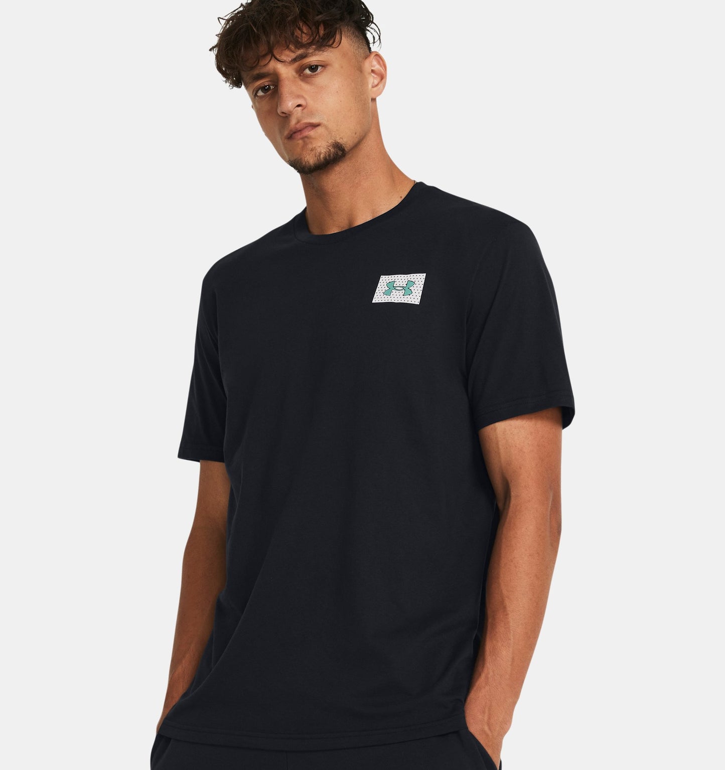 Under Armour T-Shirt mc Uomo - UA Color Block Logo Left Chest - 1382828