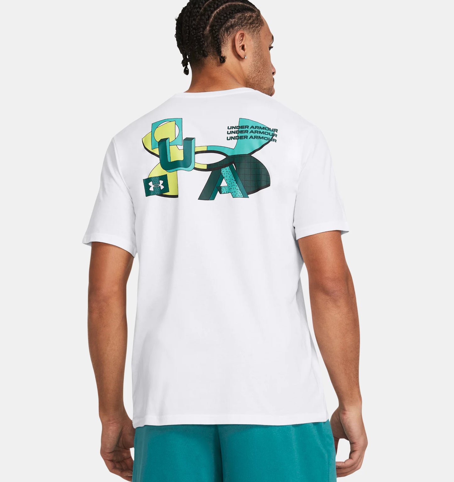 Under Armour T-Shirt mc Uomo - UA Color Block Logo Left Chest - 1382828