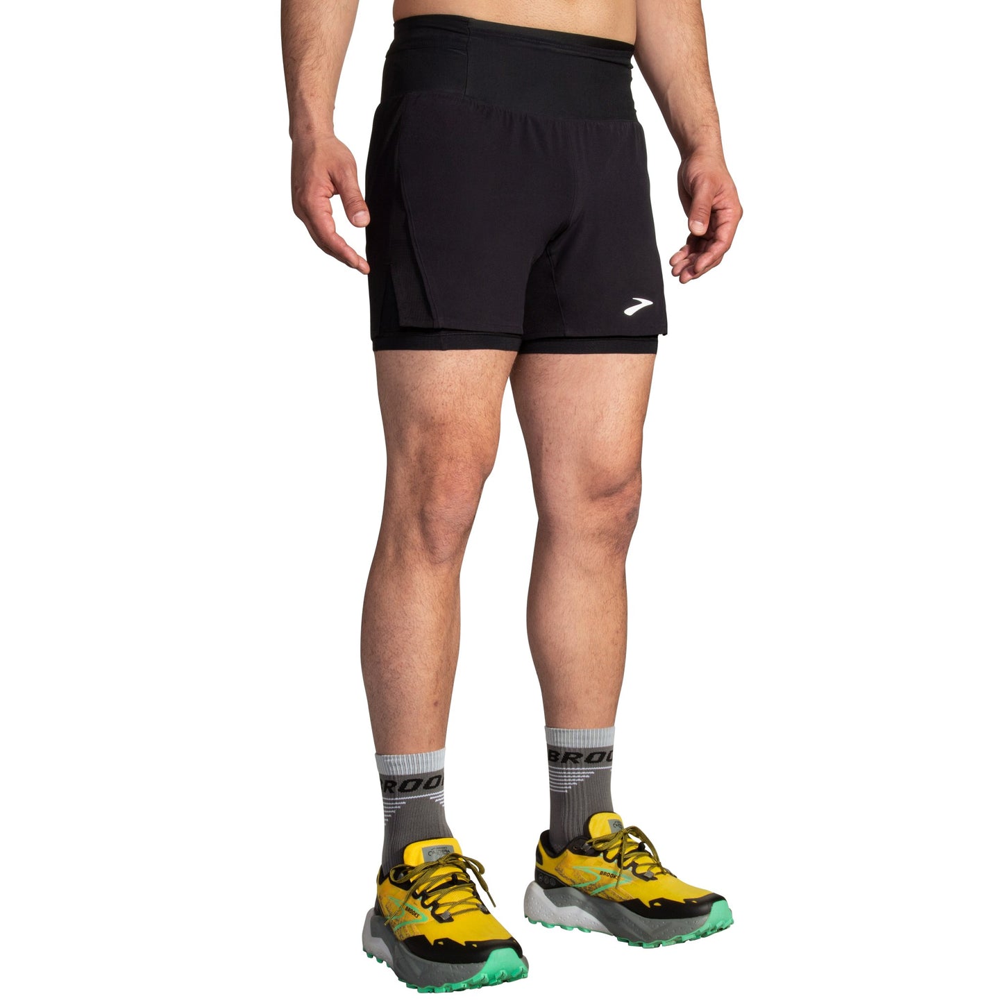 Brooks Pantaloncini Running Uomo - High Point 5" 2-in-1 Short 2.0 - 211495
