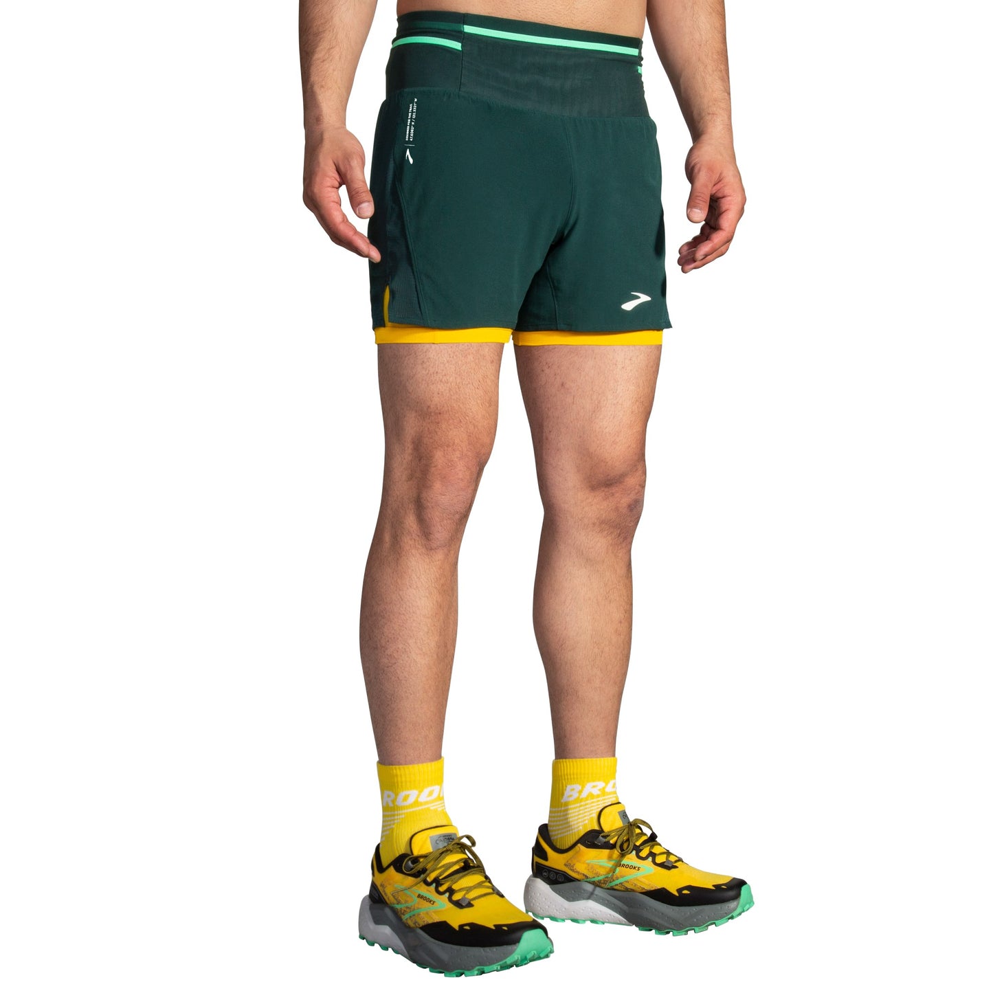 Brooks Pantaloncini Running Uomo - High Point 5" 2-in-1 Short 2.0 - 211495