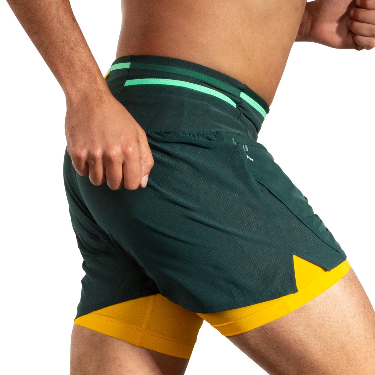 Brooks Pantaloncini Running Uomo - High Point 5" 2-in-1 Short 2.0 - 211495
