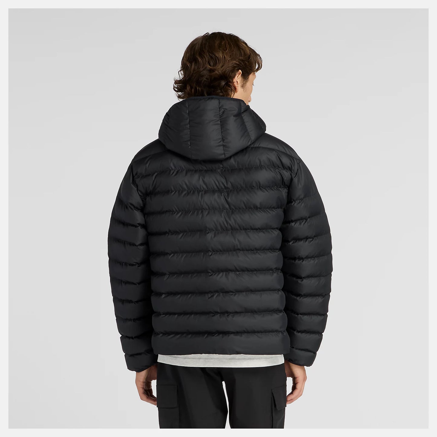 New Balance Essentials Hooded Puffer Jacket Uomo - MO53500