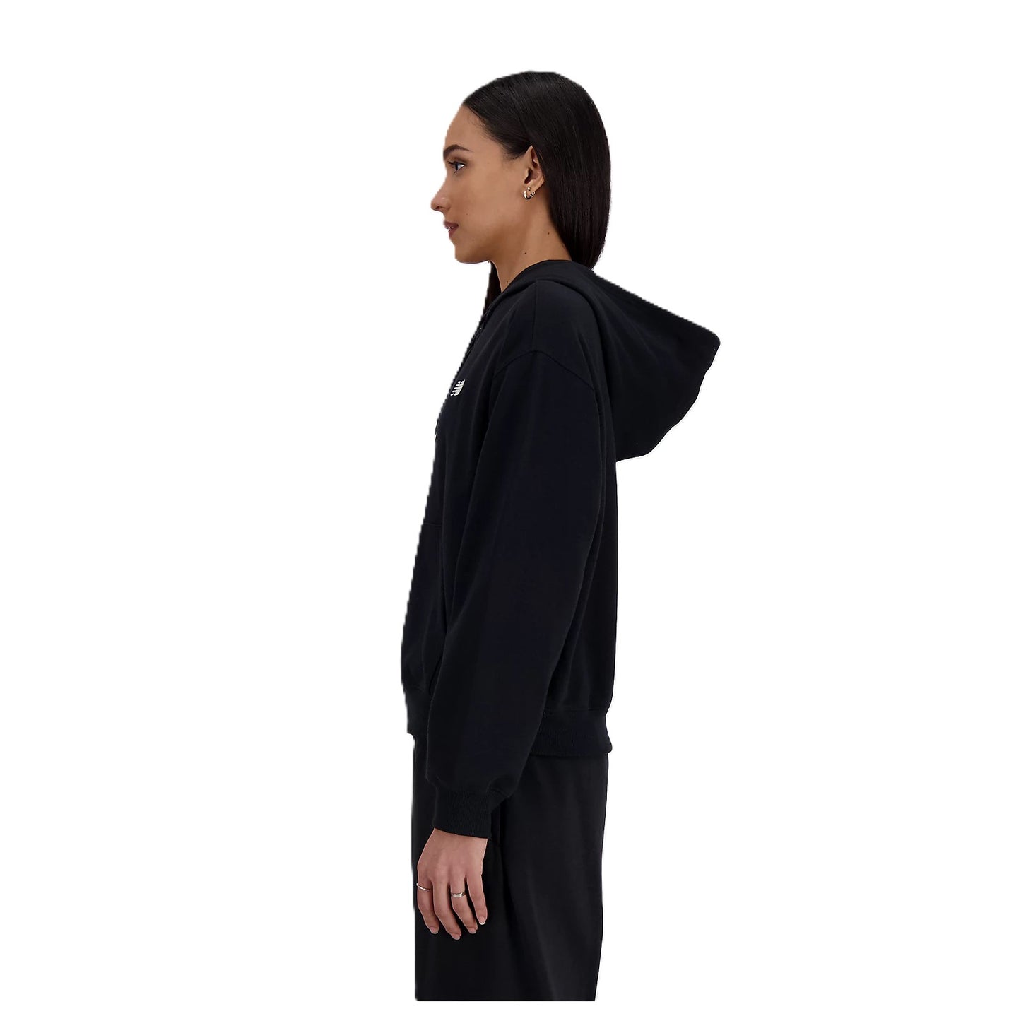 New Balance French Terry Full Zip Hoodie Donna - WJ41501
