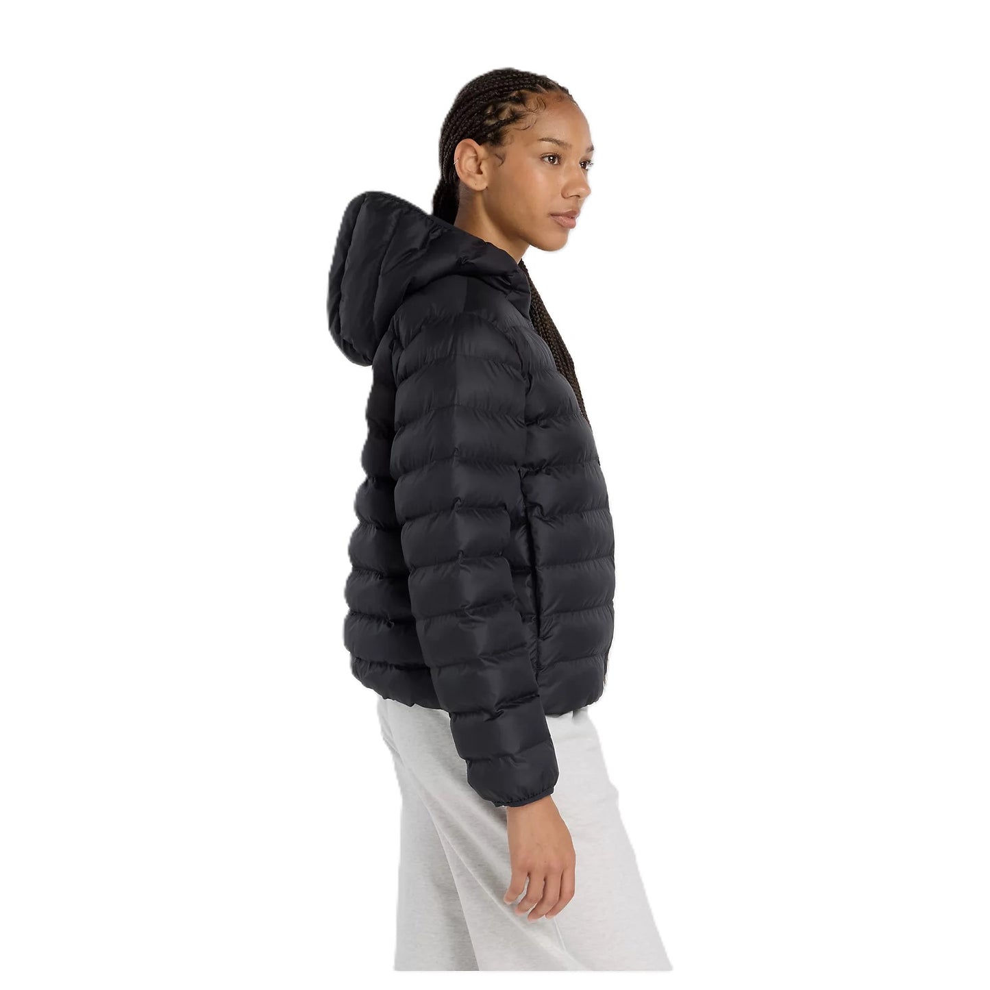 New Balance Essentials Hooded Puffer Jacket Donna - WO53500