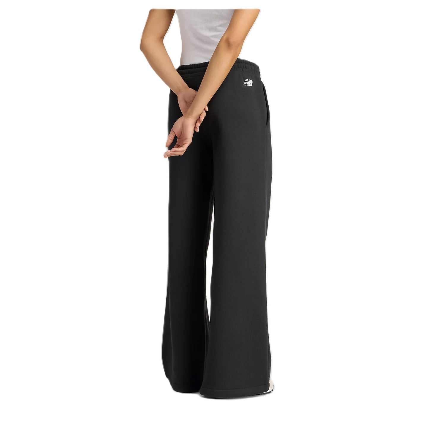 New Balance Pantaloni Donna Linear Heritage Fleece Wide Leg Pant - WP53902