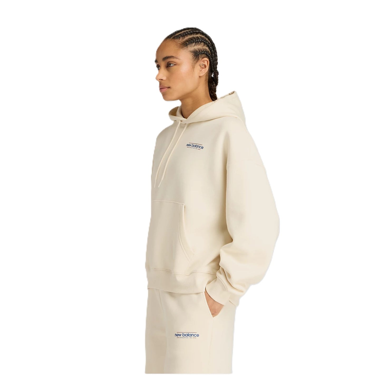 New Balance Felpa Donna - Reimagined Fleece Oversized Hoodie - WT53515