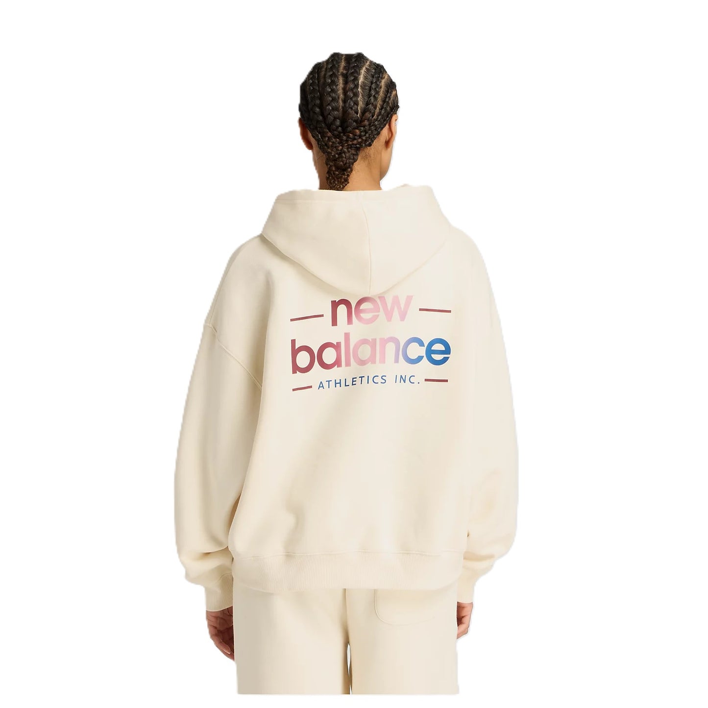 New Balance Felpa Donna - Reimagined Fleece Oversized Hoodie - WT53515