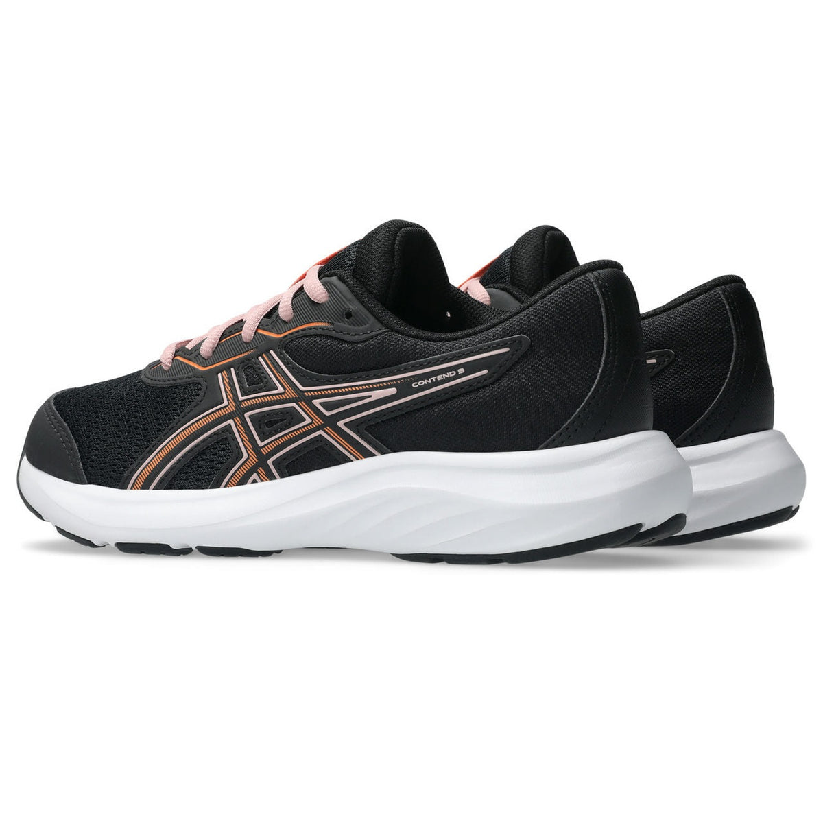 Asics Scarpe Junior Contend 9 GS - 1014A337 - Black / Sun Peach - vista 3