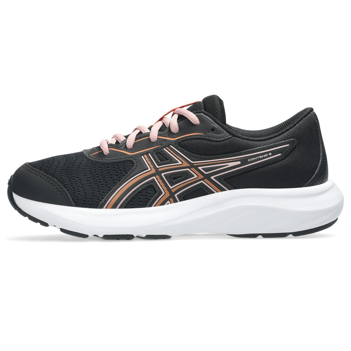 Asics Scarpe Junior Contend 9 GS - 1014A337 - Black / Sun Peach - vista 4