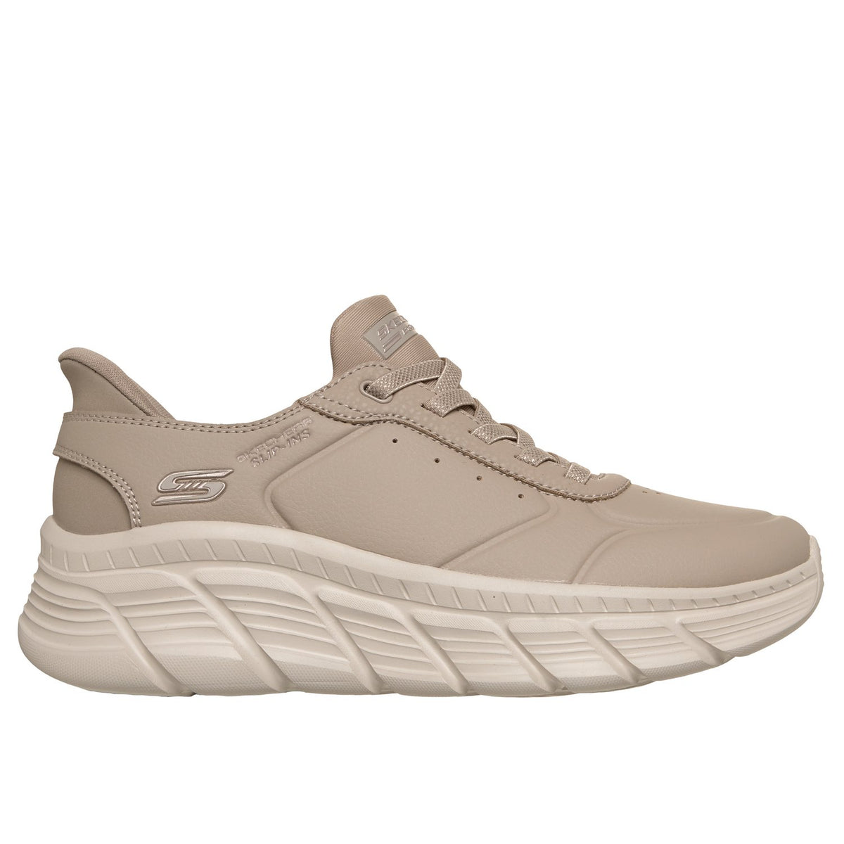 Skechers Sneakers Donna Slip-ins: BOBS Sport B Flex HI - Workday - 117394 - TPE - Taupe - vista principale