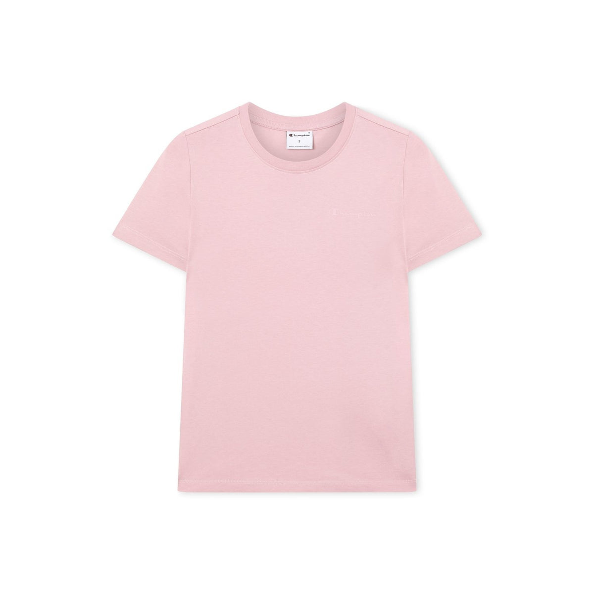 Champion T-shirt Donna Icons Small Script - 118408 - Rosa chiaro - vista 1