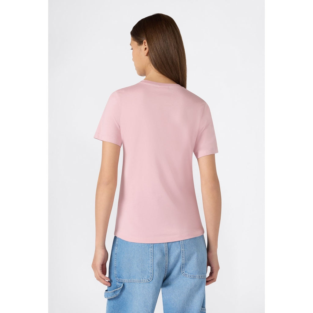 Champion T-shirt Donna Icons Small Script - 118408 - Rosa chiaro - vista 2