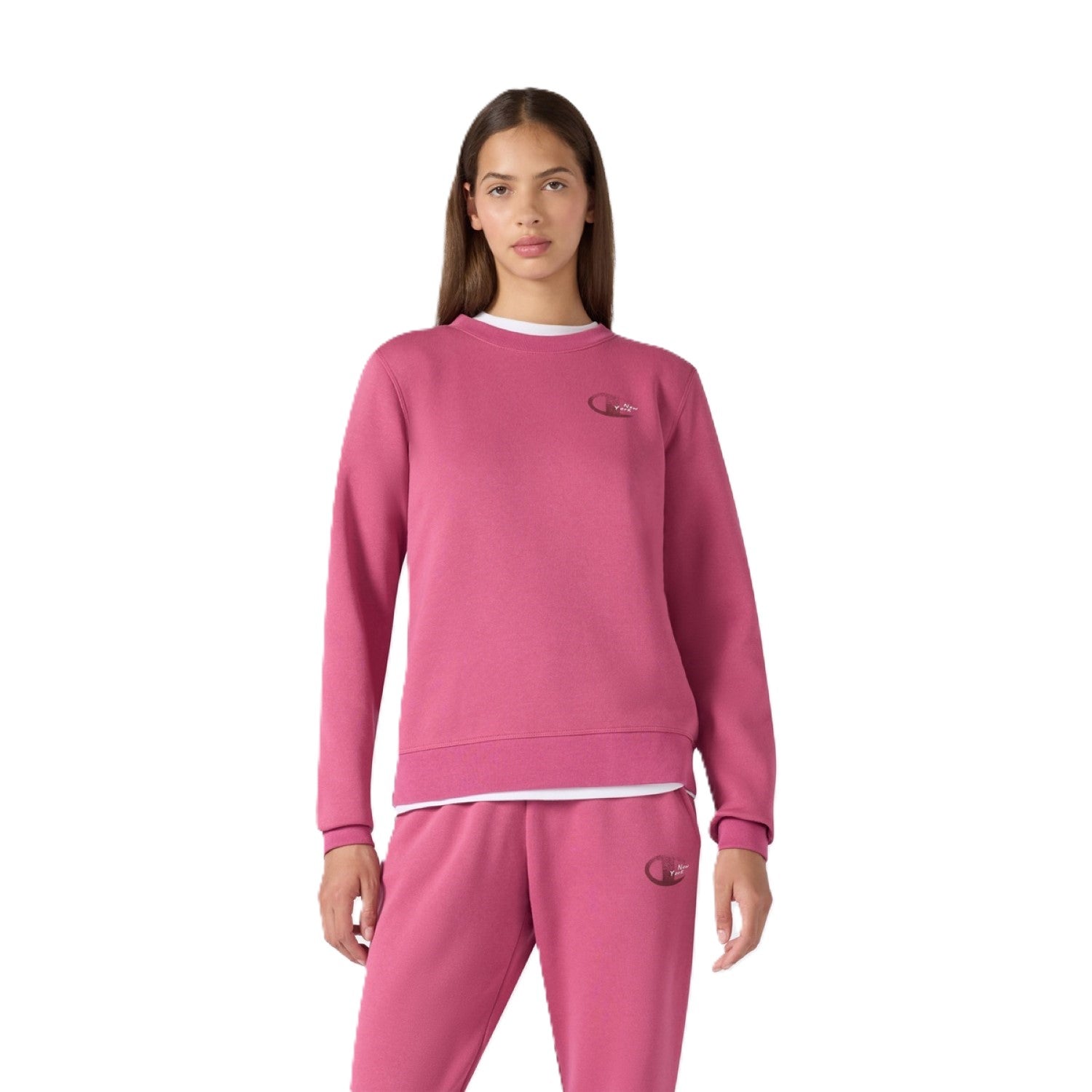 Champion Felpa Girocollo con Interno Felpato da Donna – 118912