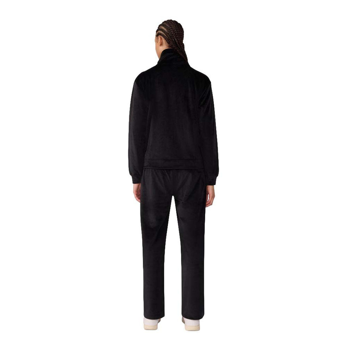 Champion Tuta Donna Full Zip Ciniglia - 118945 - Nero - vista 2