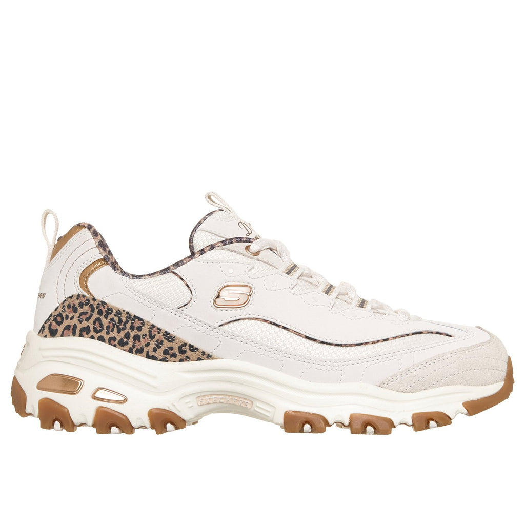 Skechers Sneakers Donna - D'Lites - Wild Charm - 150877 - WHT - White - vista principale
