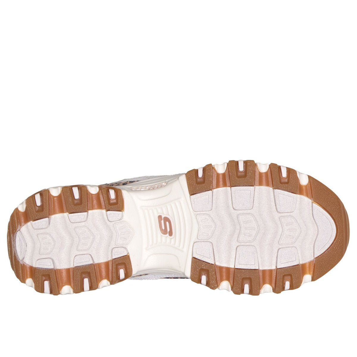 Skechers Sneakers Donna - D'Lites - Wild Charm - 150877 - WHT - White - suola