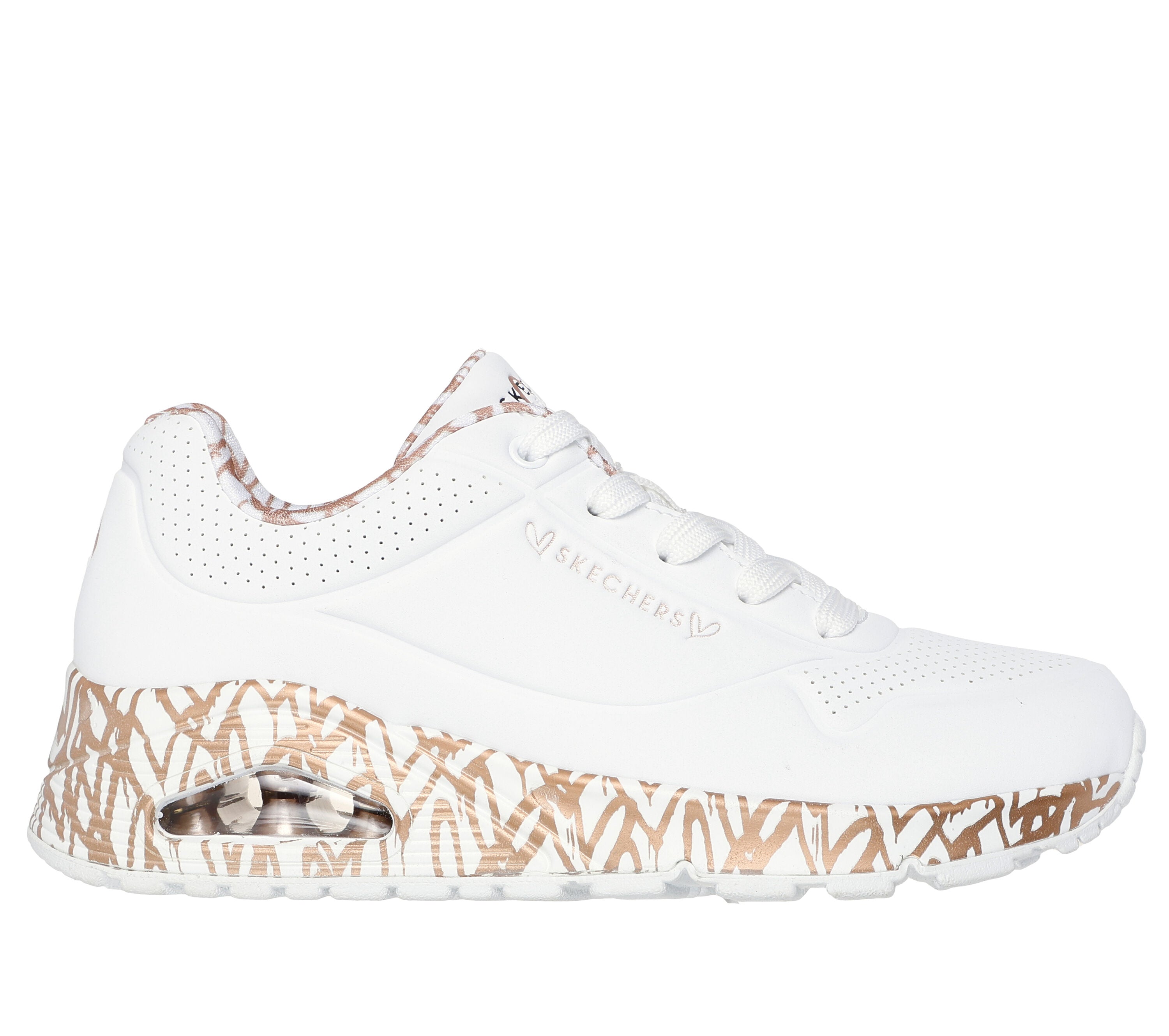 Skechers Sneakers Donna x JGoldcrown: Uno - Loving Love - 155506 - Spoorty