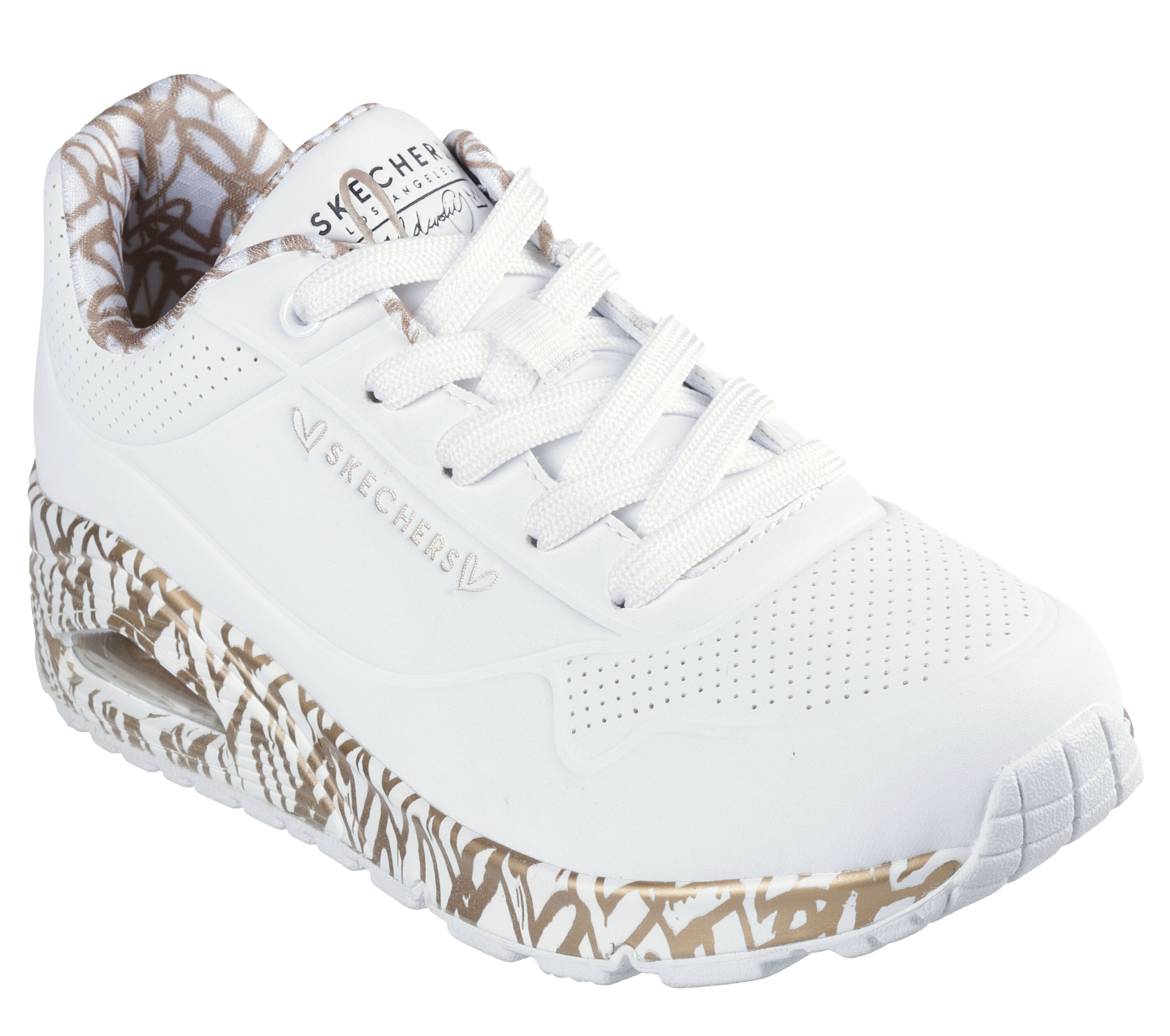Skechers Sneakers Donna x JGoldcrown: Uno - Loving Love - 155506 - Spoorty