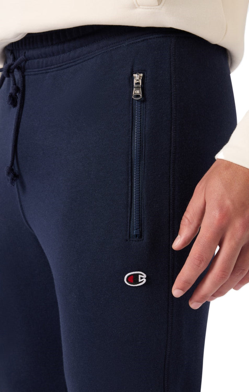 Champion Pantaloni In Felpa con Polsini e Interno Felpato Slim Fit da Uomo Icons - 220300