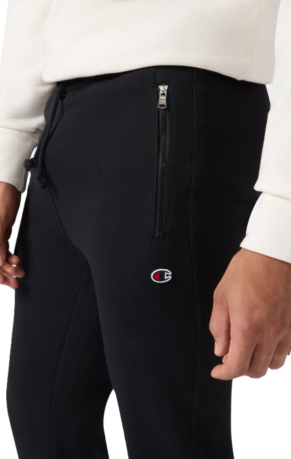 Champion Pantaloni In Felpa con Polsini e Interno Felpato Slim Fit da Uomo Icons - 220300