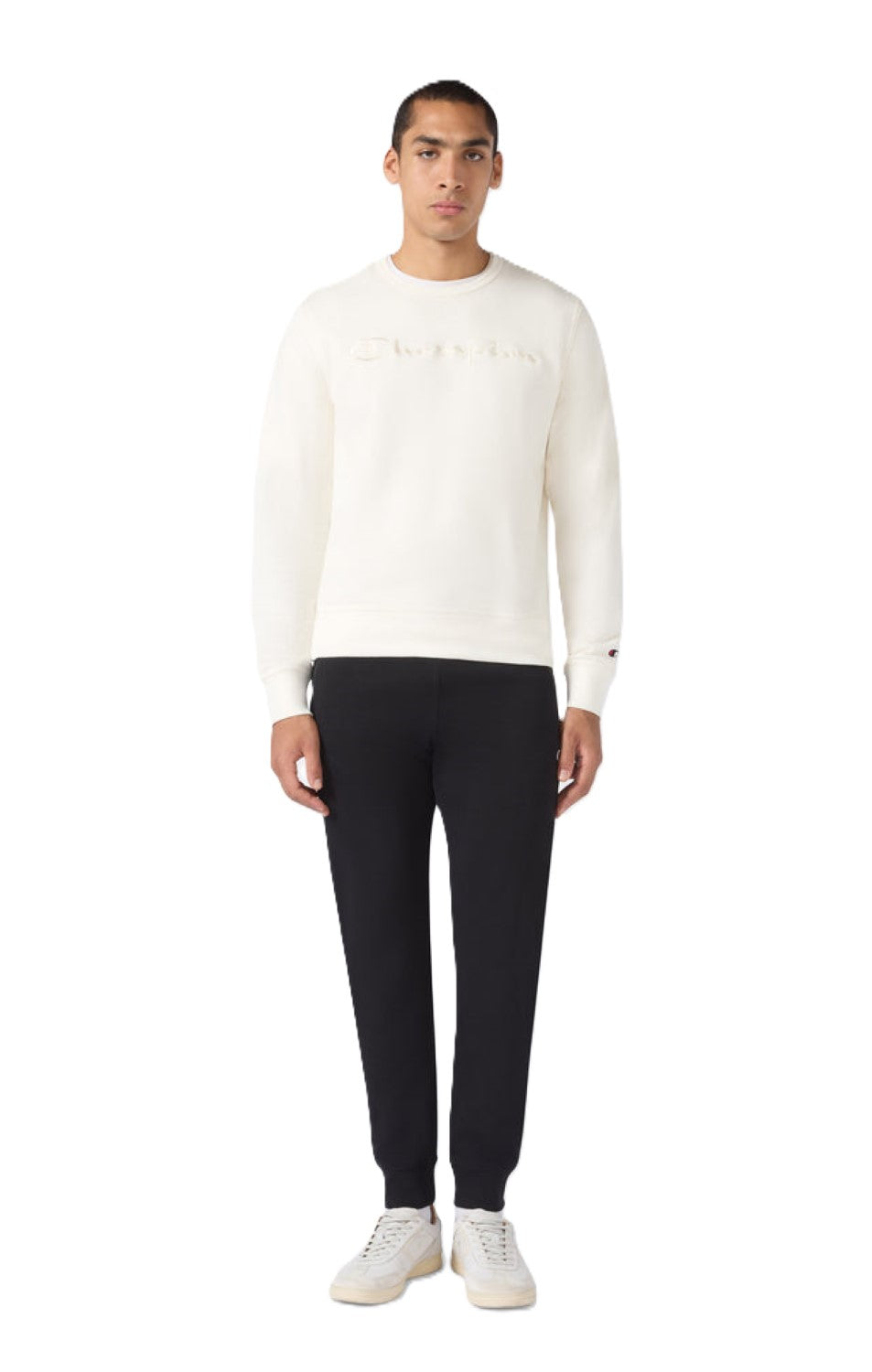 Champion Pantaloni In Felpa con Polsini e Interno Felpato Slim Fit da Uomo Icons - 220300