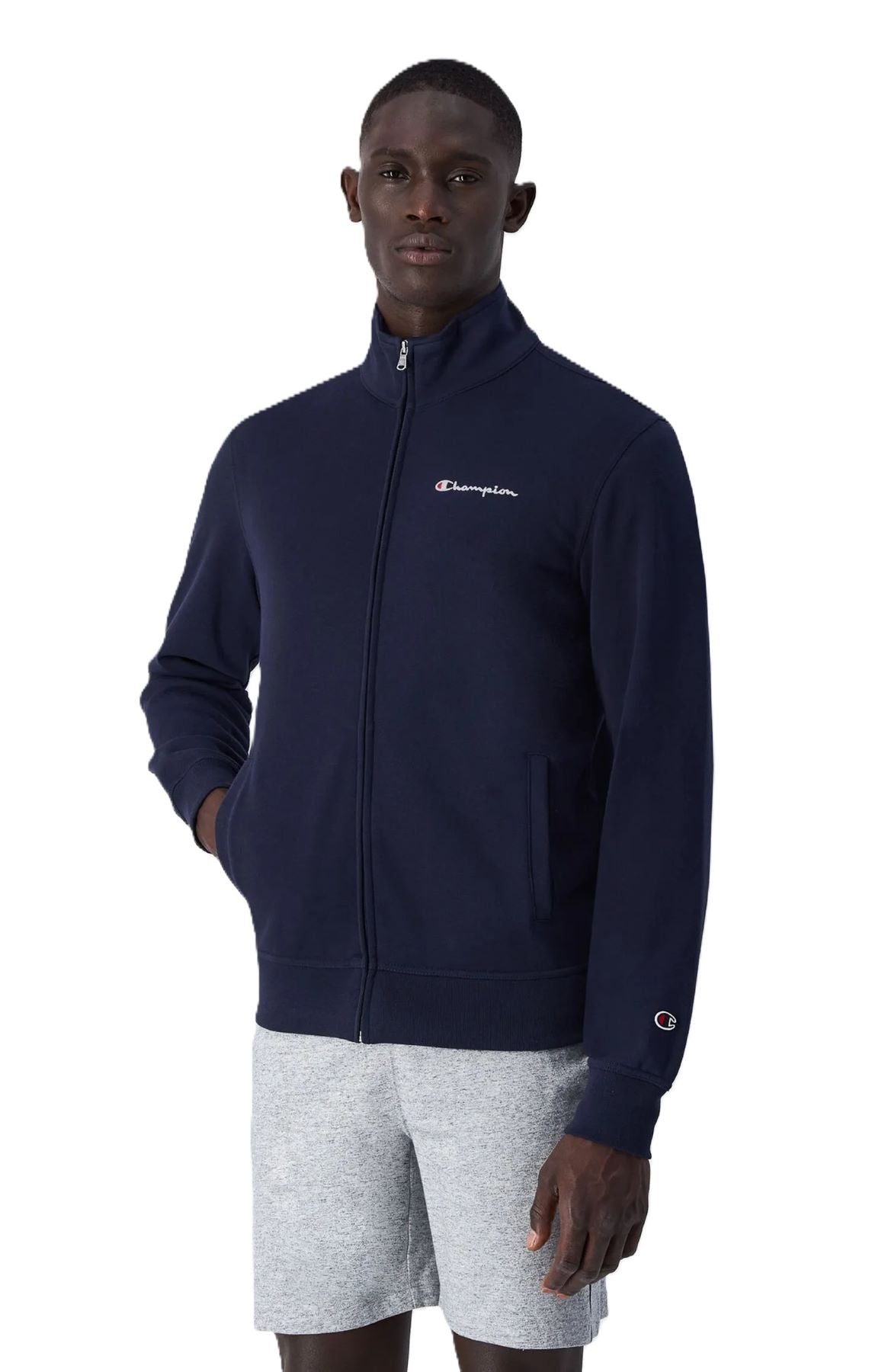 Champion Felpa Uomo Zip Lunga - 220776 - Spoorty