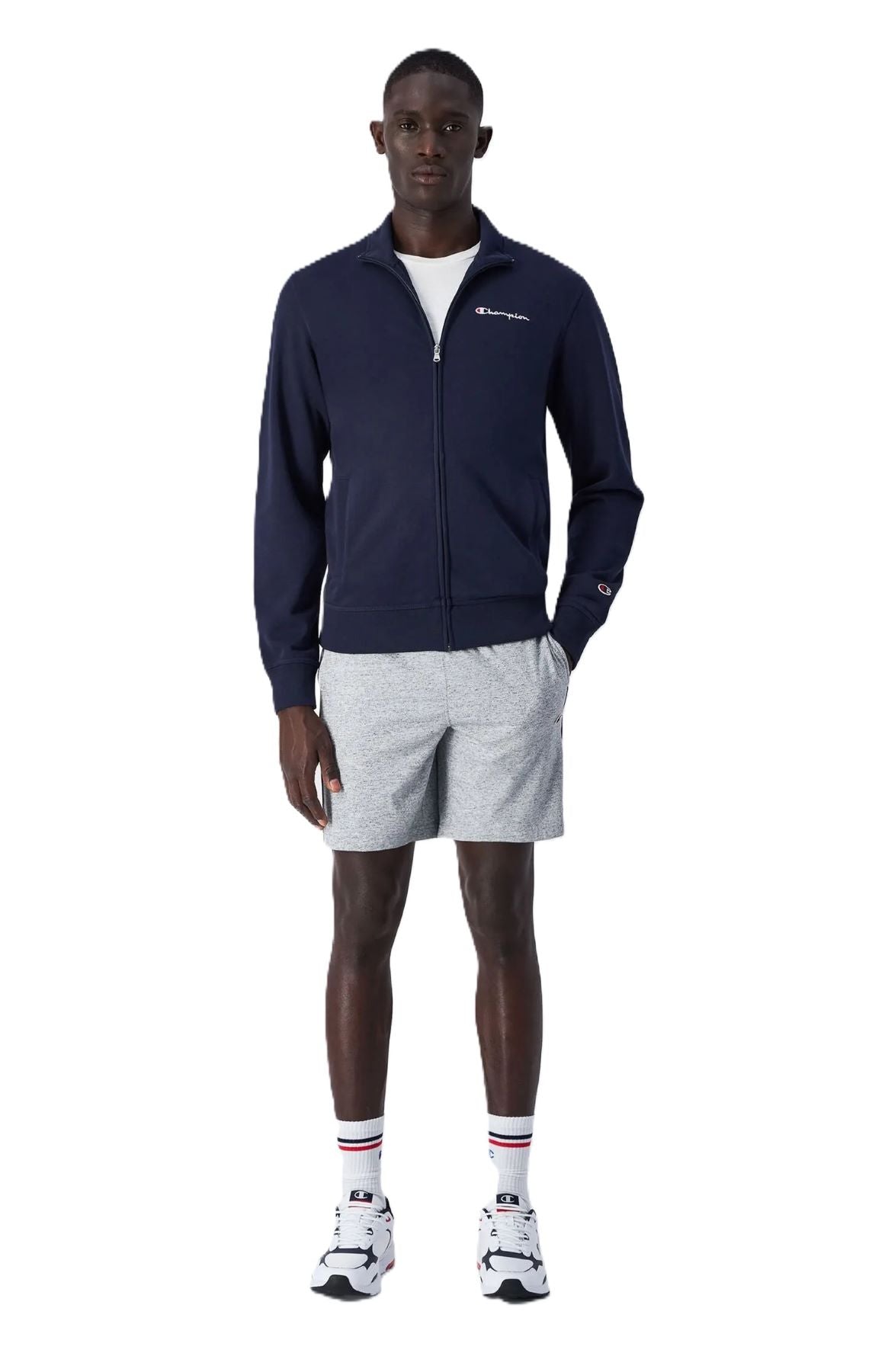 Champion Felpa Uomo Zip Lunga - 220776 - Spoorty