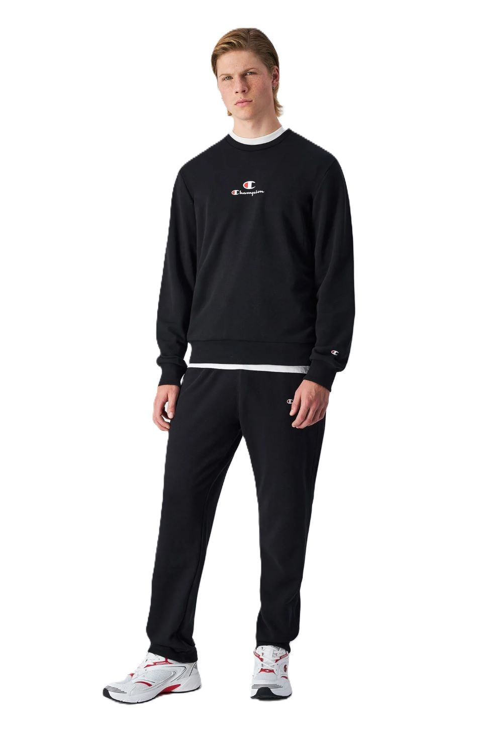 Champion Pantaloni Joggers Uomo Gamba Dritta - 220802 - Spoorty