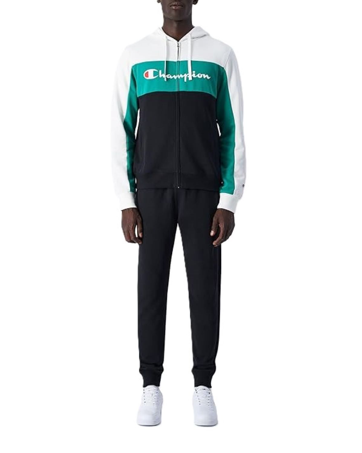 Champion Tuta Uomo Zip Lunga Cappuccio - 220814 - Spoorty