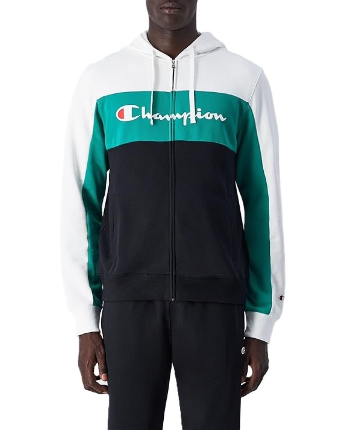 Champion Tuta Uomo Zip Lunga Cappuccio - 220814 - Spoorty