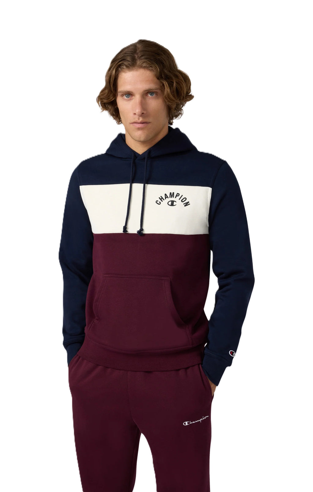 Champion Felpa Cappuccio Icons Uomo - 221742 - Spoorty