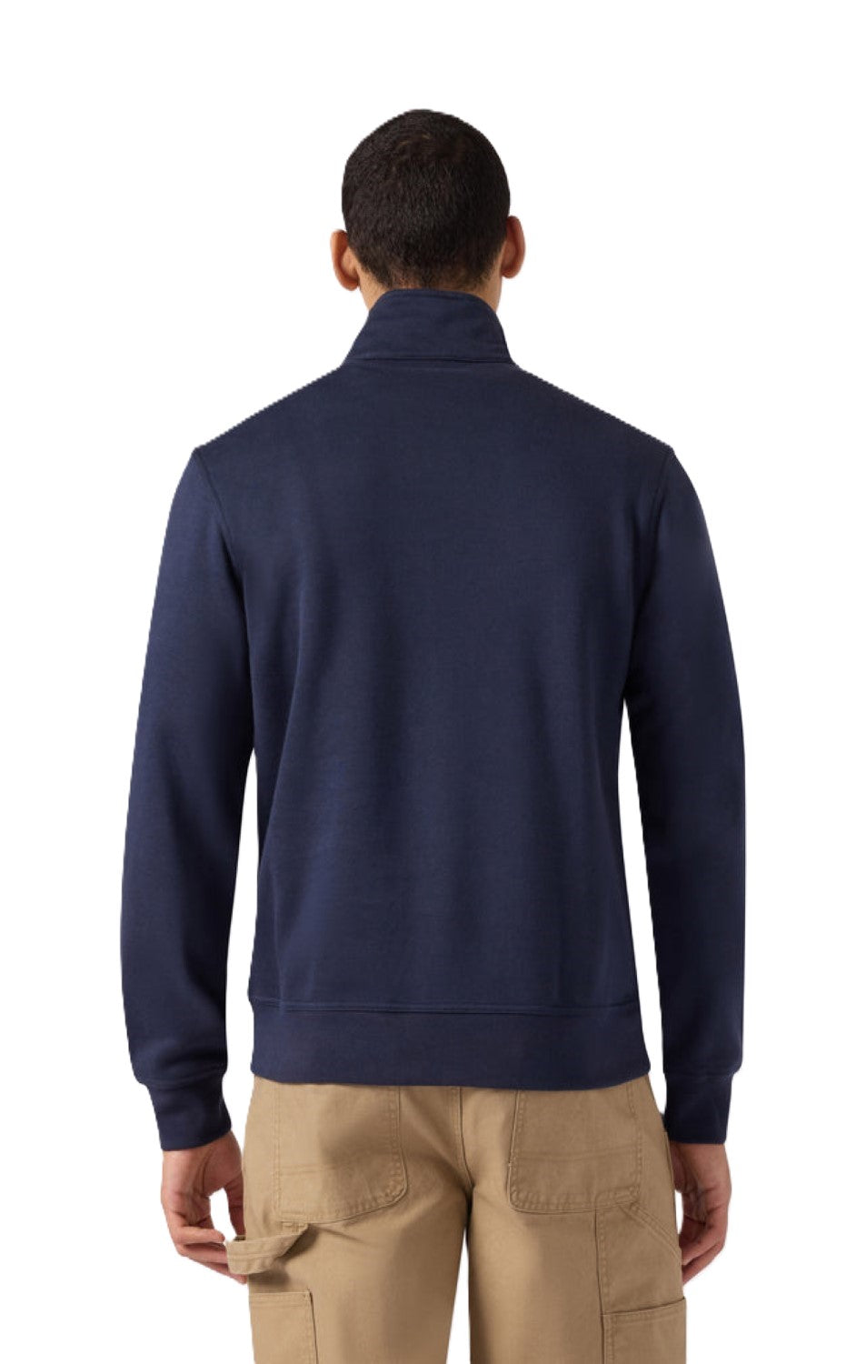 Champion Felpa Uomo con Mezza Zip e Interno Felpato Icons - 221797