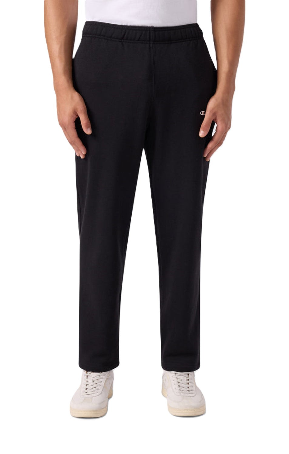 Champion Pantaloni Uomo con Orlo Dritto e Interno Felpato Icons - 221801