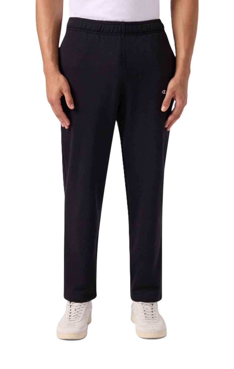 Champion Pantaloni Uomo con Orlo Dritto e Interno Felpato Icons - 221801