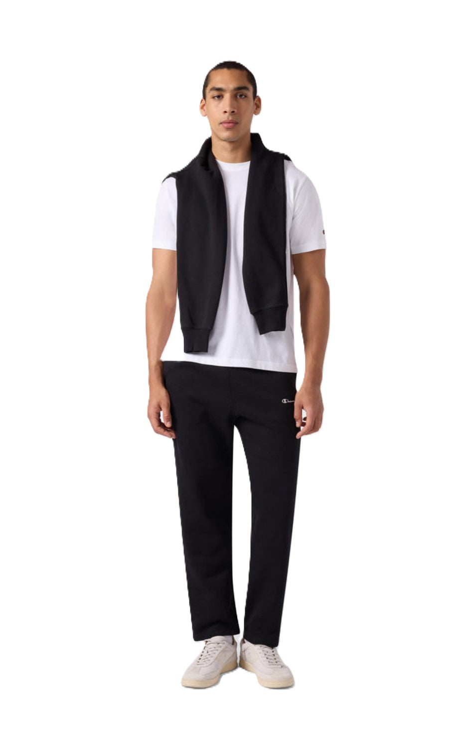 Champion Pantaloni Uomo con Orlo Dritto e Interno Felpato Icons - 221801