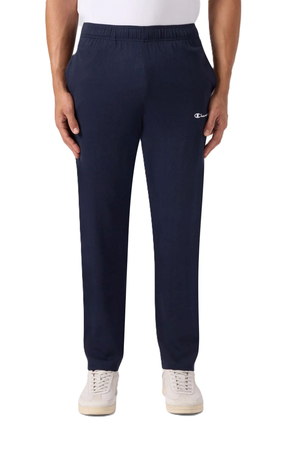 Champion Pantaloni Uomo in Jersey con Fondo Dritto Icons - 221805
