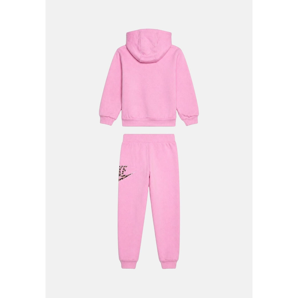 Nike Tuta Bambina Hoodie Jogger Set - 36P284 - Pink Rise / White - vista 2