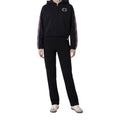 Champion Tuta Bambina Full Zip Hoodie Tape - 405462 - Nero - vista 2