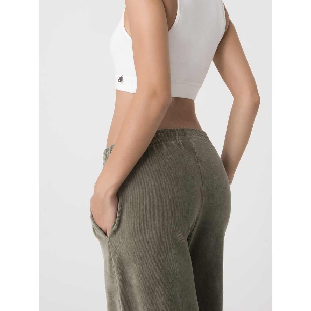 Dimensione Danza donna 41D238E86 - GQ00 - Verde oliva polveroso - vista 3