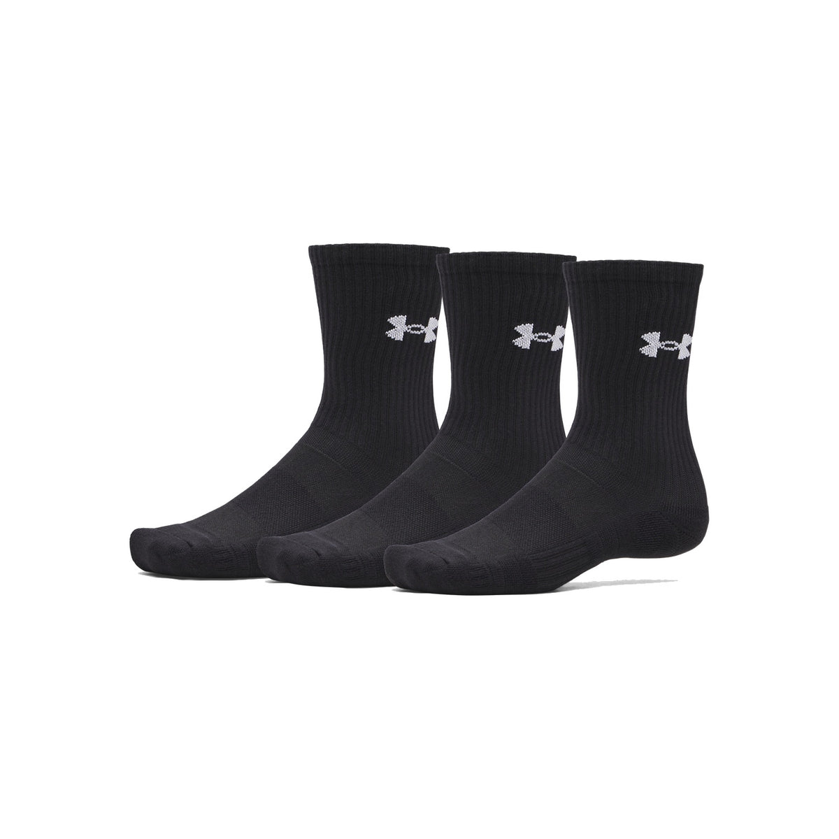 Under Armour Calze Unisex Performance Cotton Crew 3 Paia - 6009685 - 008 - vista 1