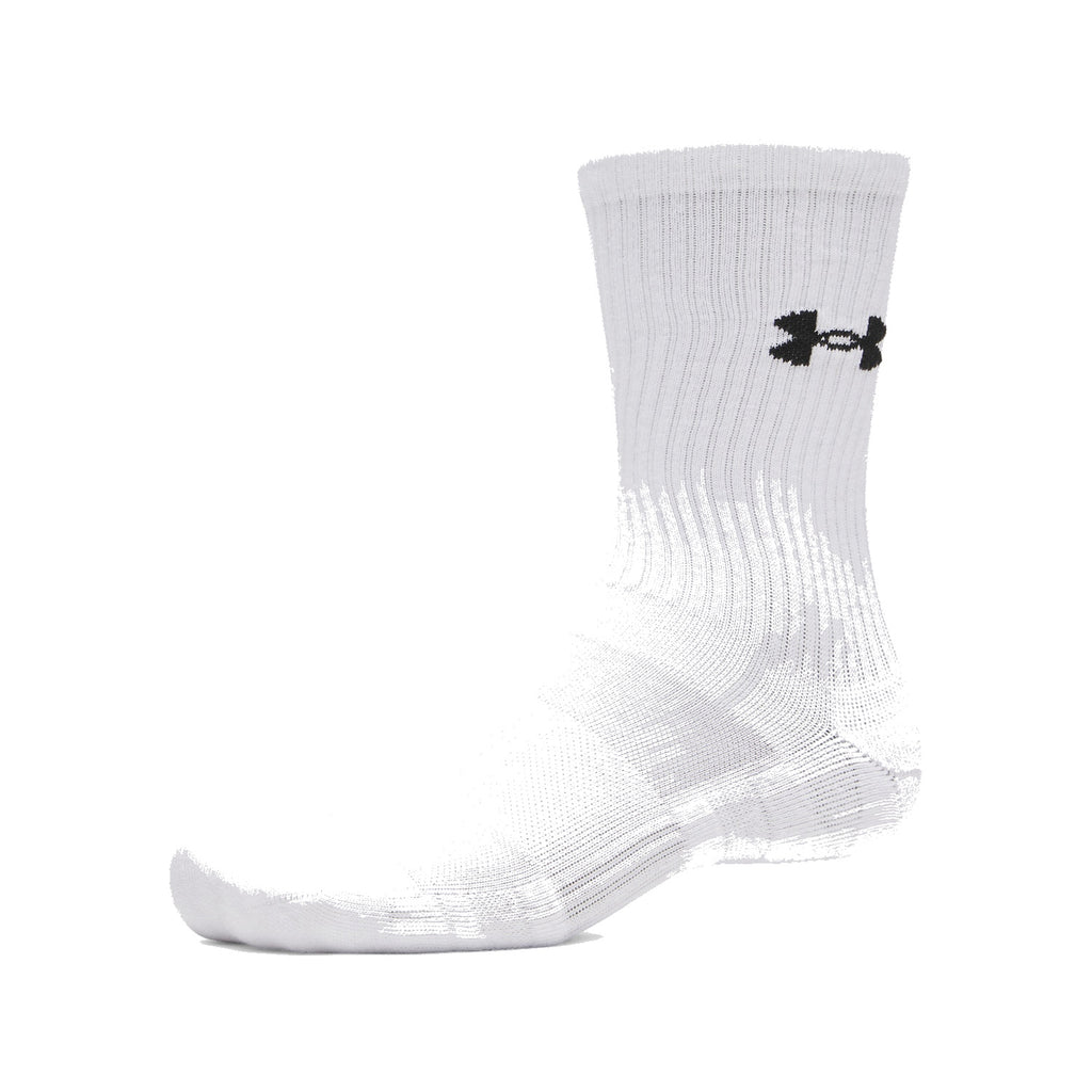 Under Armour Calze Unisex Performance Cotton Crew 3 Paia - 6009685 - 100 - vista 2