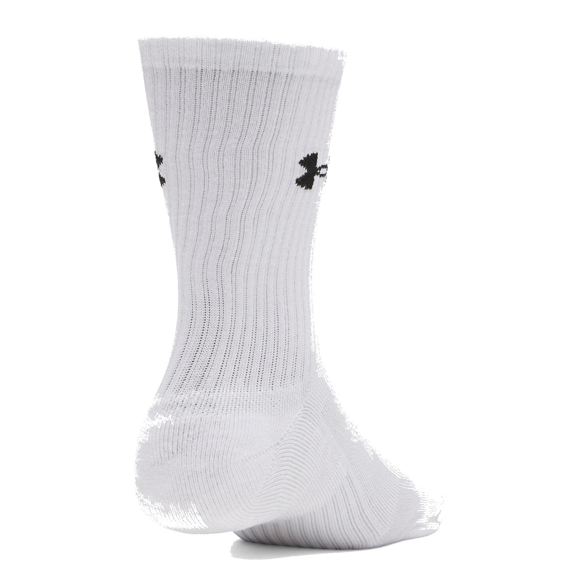 Under Armour Calze Unisex Performance Cotton Crew 3 Paia - 6009685 - 100 - vista 3