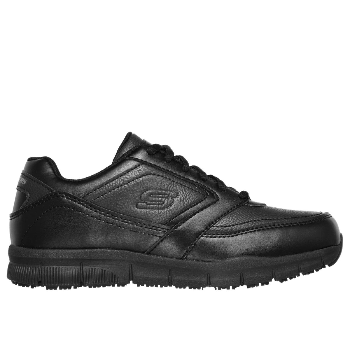 Skechers Scarpe Donna Work Relaxed Fit: Nampa - Wyola SR - 77235EC - BLK - Black - vista principale
